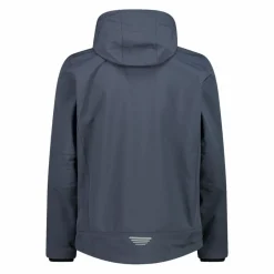 Softshell-Herrenjacke mit abnehmbarer Kapuze><noscript><img width=