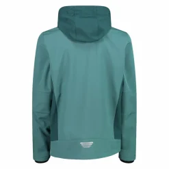 Softshell-Herrenjacke mit abnehmbarer Kapuze><noscript><img width=
