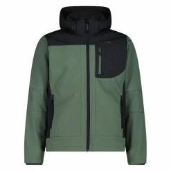 Softshell-Herrenjacke mit abnehmbarer Kapuze><noscript><img width=