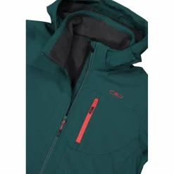 Softshell-Herrenjacke mit abnehmbarer Kapuze><noscript><img width=