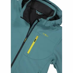 Softshell-Herrenjacke mit abnehmbarer Kapuze><noscript><img width=