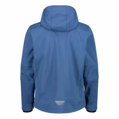 Softshell-Herrenjacke mit abnehmbarer Kapuze><noscript><img width=