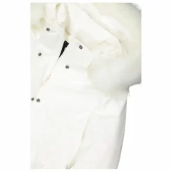 Softshelljacke für Damen mit Kapuze aus Kunstfell><noscript><img width=