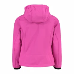 Softshell-Mädchenjacke mit Fix-Hood><noscript><img width=