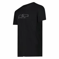 Stretch-Baumwoll-T-Shirt mit Logo><noscript><img width=