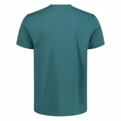 Stretch-Baumwoll-T-Shirt mit Logo><noscript><img width=