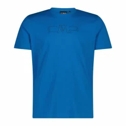 Stretch-Baumwoll-T-Shirt mit Logo><noscript><img width=