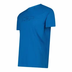 Stretch-Baumwoll-T-Shirt mit Logo><noscript><img width=