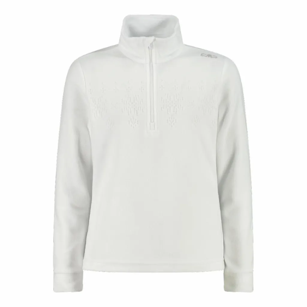 Sweatshirt mit halblangem Reißverschluss aus Arctic Fleece für Mädchen mit Schneeflocke>CMP New