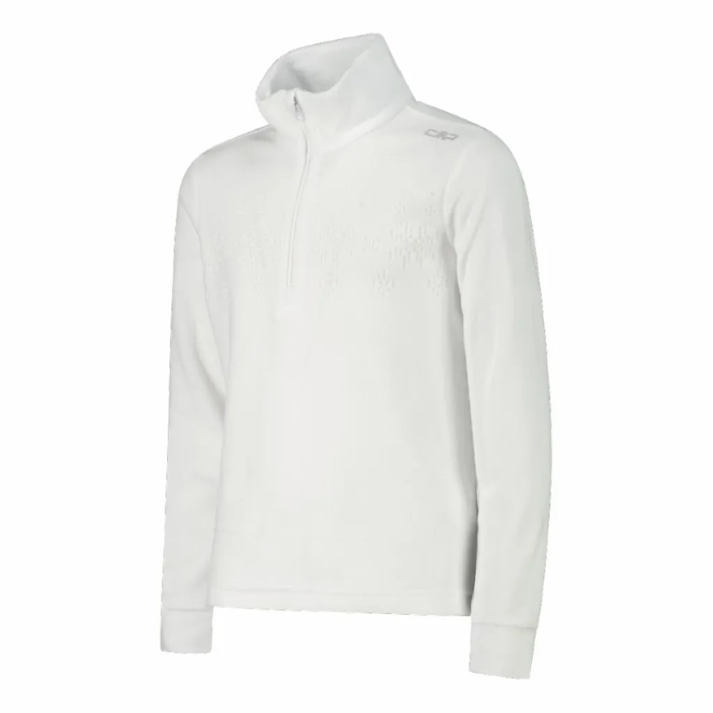 Sweatshirt mit halblangem Reißverschluss aus Arctic Fleece für Mädchen mit Schneeflocke>CMP New