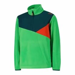 Sweatshirt mit halblangem Reißverschluss aus Arctic Fleece für Jungen mit geometrischen Details><noscript><img width=