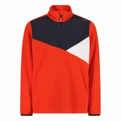 Sweatshirt mit halblangem Reißverschluss aus Arctic Fleece für Jungen mit geometrischen Details><noscript><img width=