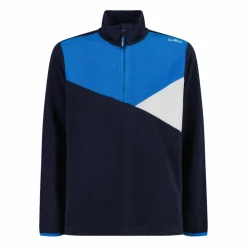 Sweatshirt mit halblangem Reißverschluss aus Arctic Fleece für Jungen mit geometrischen Details><noscript><img width=