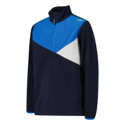 Sweatshirt mit halblangem Reißverschluss aus Arctic Fleece für Jungen mit geometrischen Details><noscript><img width=
