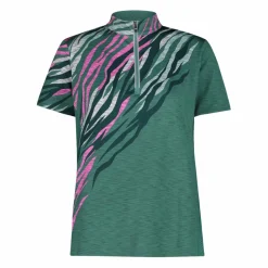 Technisches Radsport-T-Shirt für Damen mit kurzem Reißverschluss>CMP Hot
