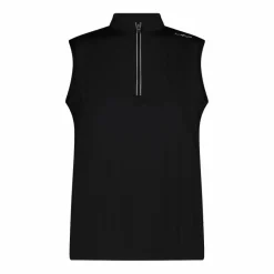 Technisches ärmelloses Radsport-T-Shirt mit kurzem Reißverschluss für Damen><noscript><img width=