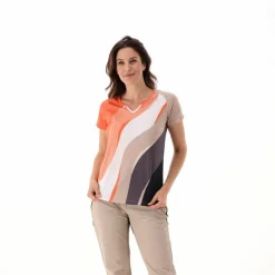 T-Shirt aus leichtem Jersey für Damen><noscript><img width=