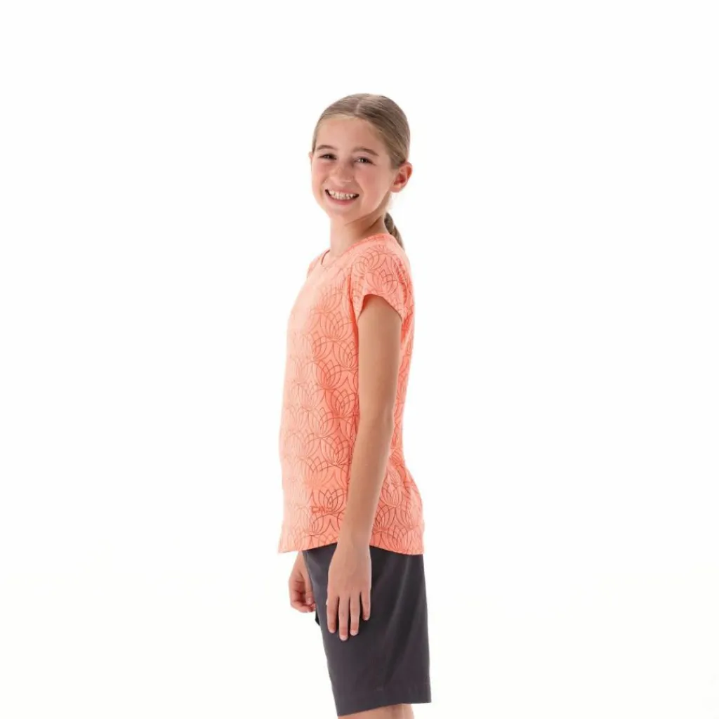 T-Shirt für Mädchen mit Burn-Out-Muster>CMP