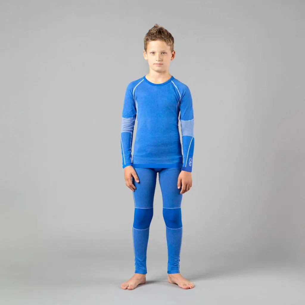 Unisex Baselayer-Top für Kinder mit Rundhalsausschnitt ohne Nähte>CMP New