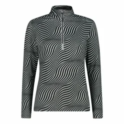 Unlimitech – Bedruckte Half-Zip-Fleeceshirt aus Softech Damen>CMP Best