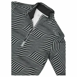 Unlimitech – Bedruckte Half-Zip-Fleeceshirt aus Softech Damen><noscript><img width=