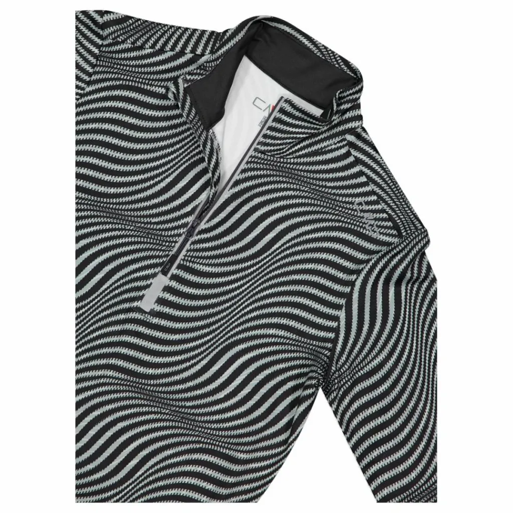 Unlimitech – Bedruckte Half-Zip-Fleeceshirt aus Softech Damen>CMP Best