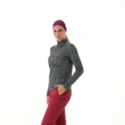 Unlimitech – Bedruckte Half-Zip-Fleeceshirt aus Softech Damen><noscript><img width=