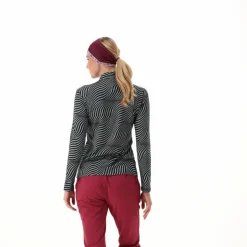 Unlimitech – Bedruckte Half-Zip-Fleeceshirt aus Softech Damen><noscript><img width=