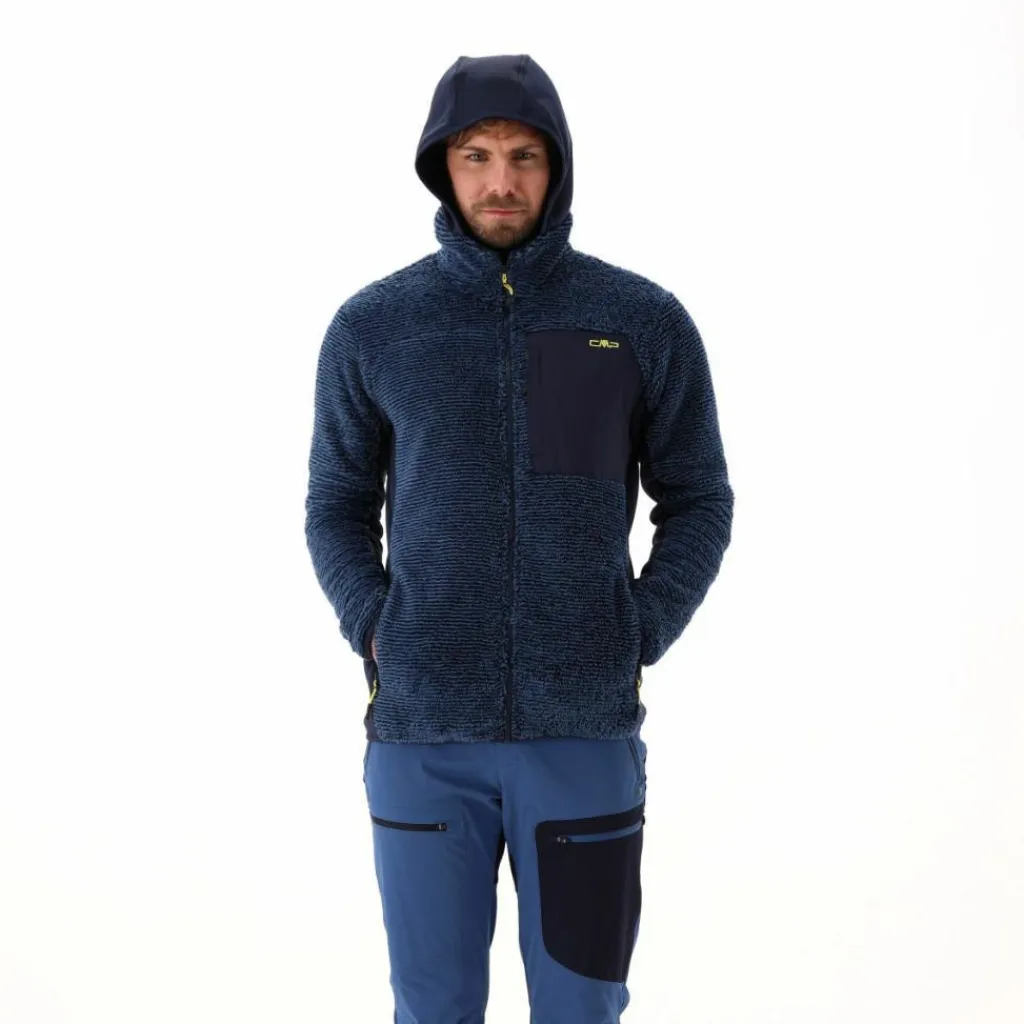 Unlimitech – Highloft-Fleecejacke für Herren mit Kapuze>CMP Hot