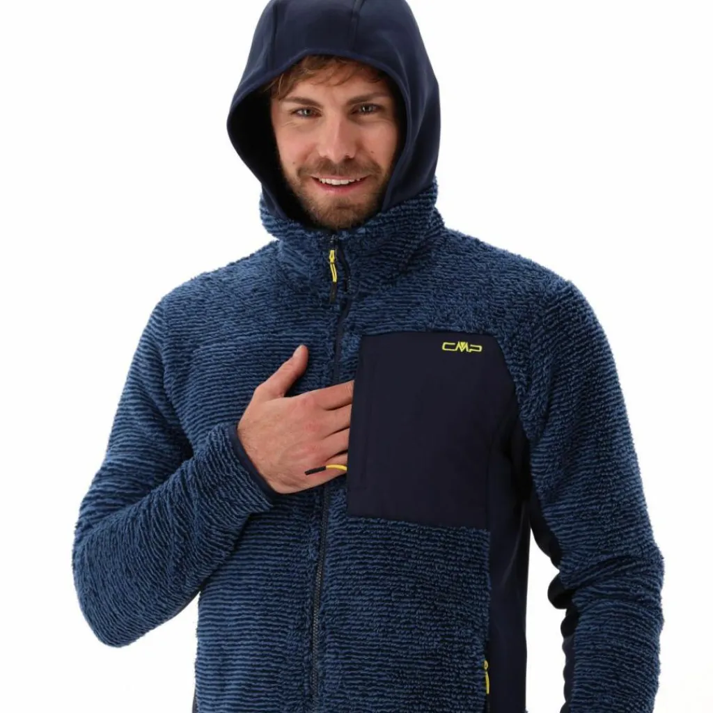 Unlimitech – Highloft-Fleecejacke für Herren mit Kapuze>CMP Hot