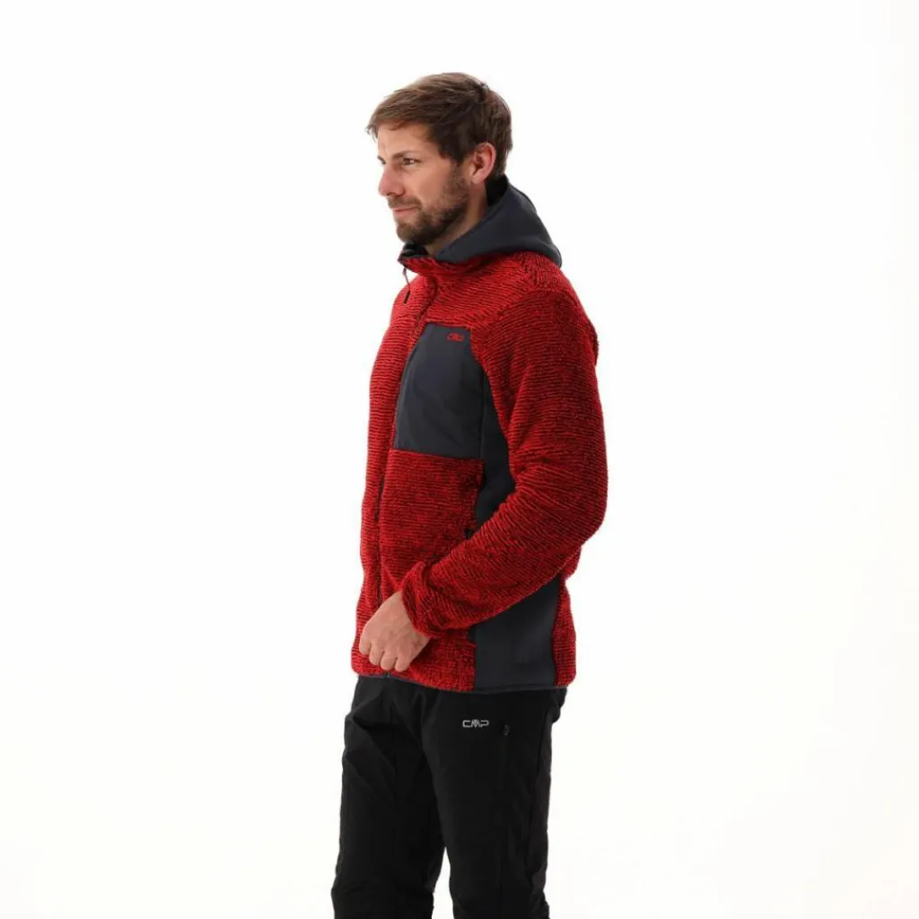 Unlimitech – Highloft-Fleecejacke für Herren mit Kapuze>CMP Hot