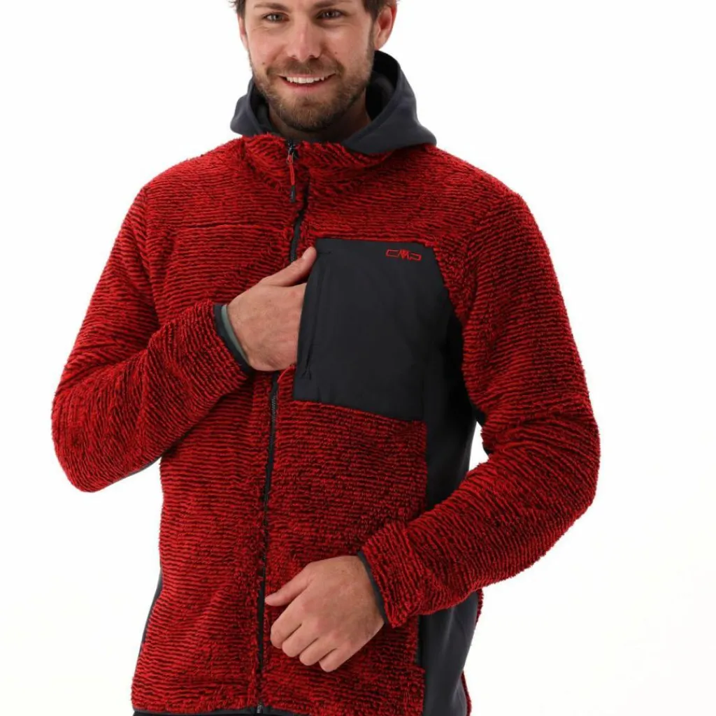 Unlimitech – Highloft-Fleecejacke für Herren mit Kapuze>CMP Hot