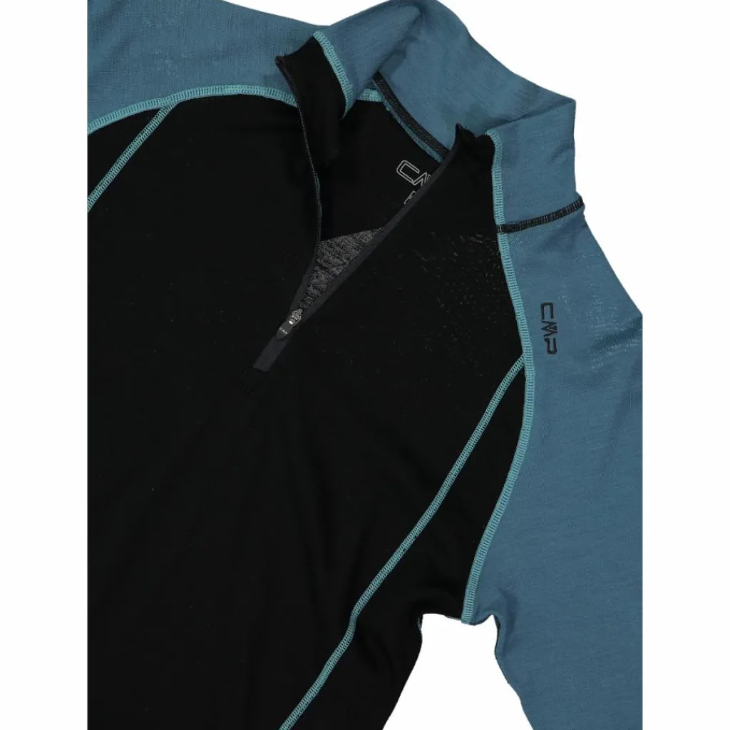 Unlimitech – Thermoshirt mit langen Ärmeln für Herren aus Merino mit halblangem Reißverschluss>CMP New