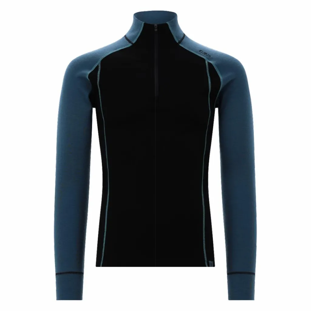 Unlimitech – Thermoshirt mit langen Ärmeln für Herren aus Merino mit halblangem Reißverschluss>CMP New