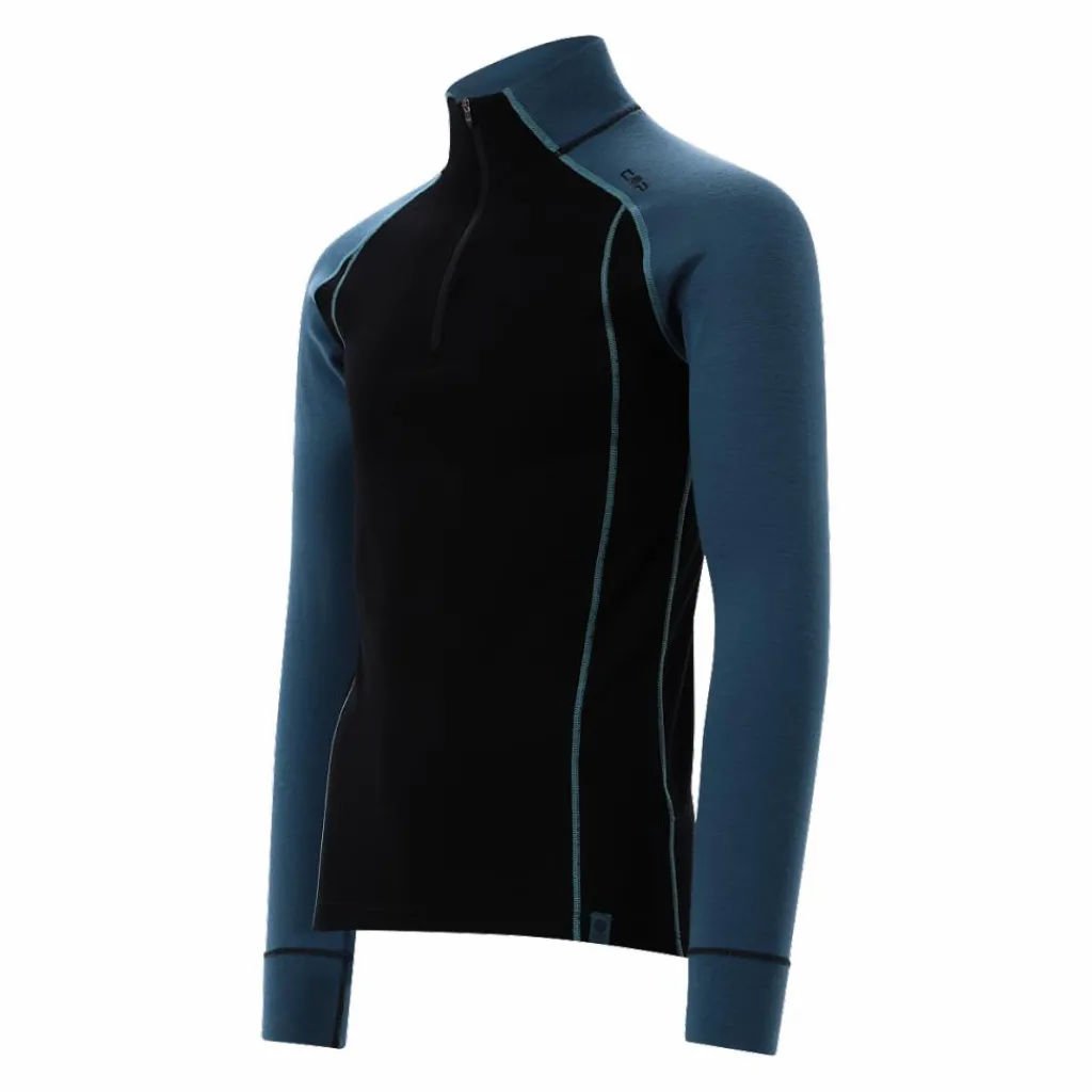 Unlimitech – Thermoshirt mit langen Ärmeln für Herren aus Merino mit halblangem Reißverschluss>CMP New
