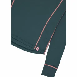 Unlimitech – Thermoshirt mit langen Ärmeln für Damen aus Merino mit halblangem Reißverschluss><noscript><img width=