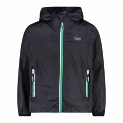 Verstaubare Jungenjacke aus Ripstop><noscript><img width=