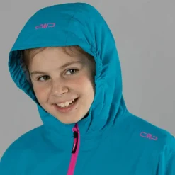 Wasserdichte Mädchenjacke aus Ripstop><noscript><img width=
