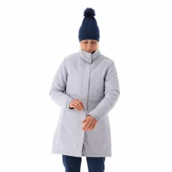 Wasserdichter Damen-Parka aus Ripstopgewebe mit abnehmbarer Kapuze><noscript><img width=