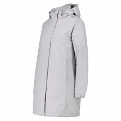 Wasserdichter Damen-Parka aus Ripstopgewebe mit abnehmbarer Kapuze><noscript><img width=