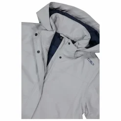Wasserdichter Damen-Parka aus Ripstopgewebe mit abnehmbarer Kapuze><noscript><img width=