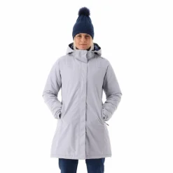 Wasserdichter Damen-Parka aus Ripstopgewebe mit abnehmbarer Kapuze><noscript><img width=