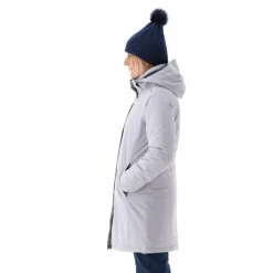 Wasserdichter Damen-Parka aus Ripstopgewebe mit abnehmbarer Kapuze><noscript><img width=