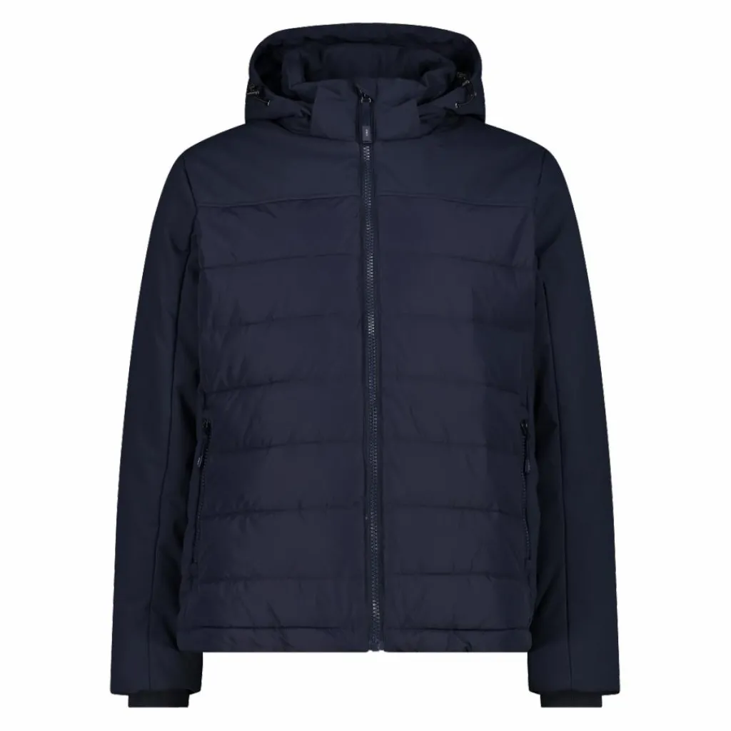 Wattierte Herrenjacke mit abnehmbarer Kapuze>CMP Clearance