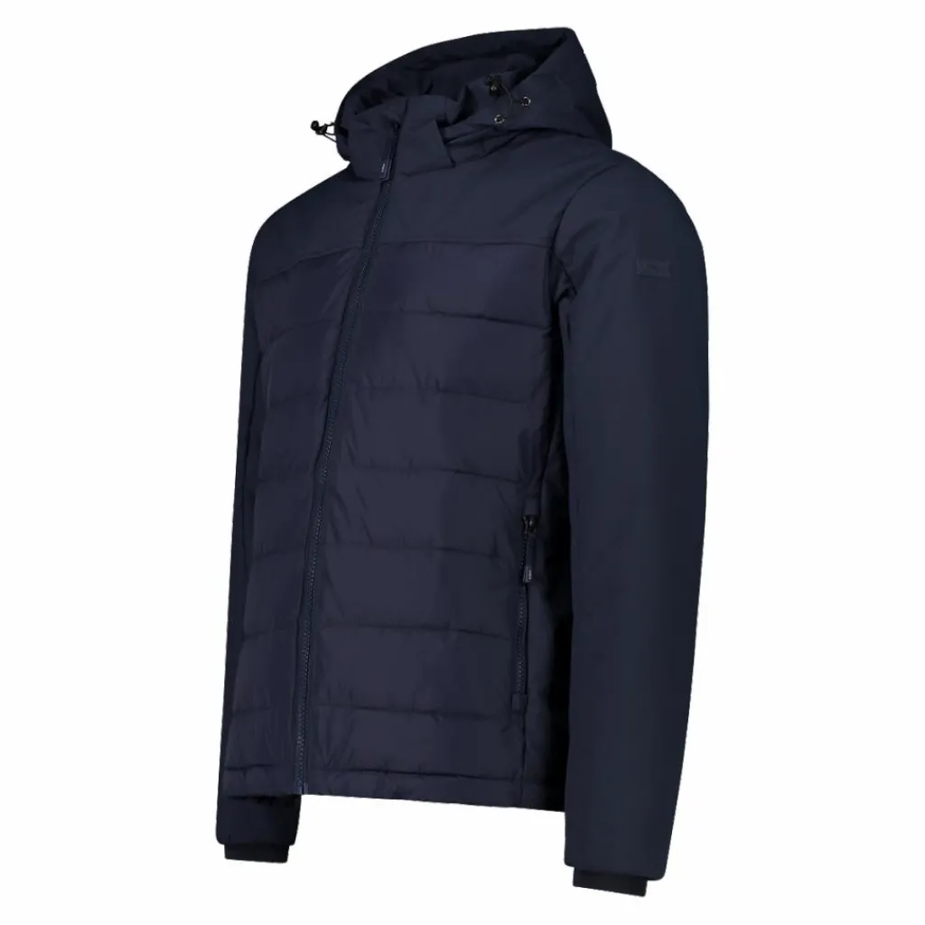 Wattierte Herrenjacke mit abnehmbarer Kapuze>CMP Clearance