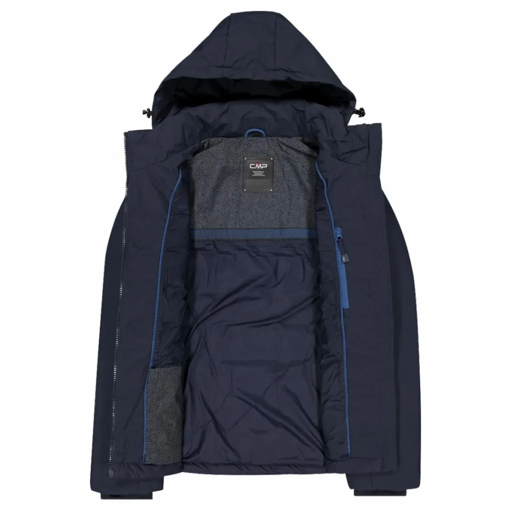 Wattierte Herrenjacke mit abnehmbarer Kapuze>CMP Clearance