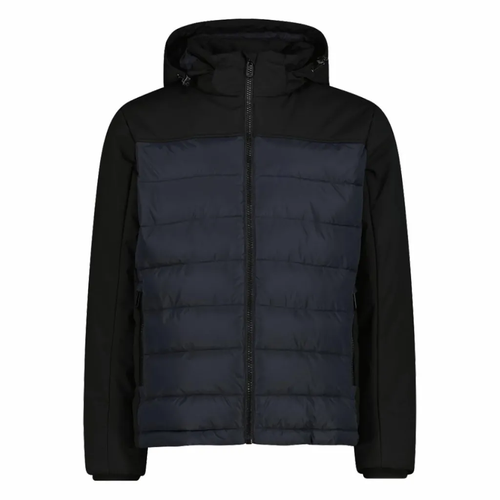 Wattierte Herrenjacke mit abnehmbarer Kapuze>CMP Clearance