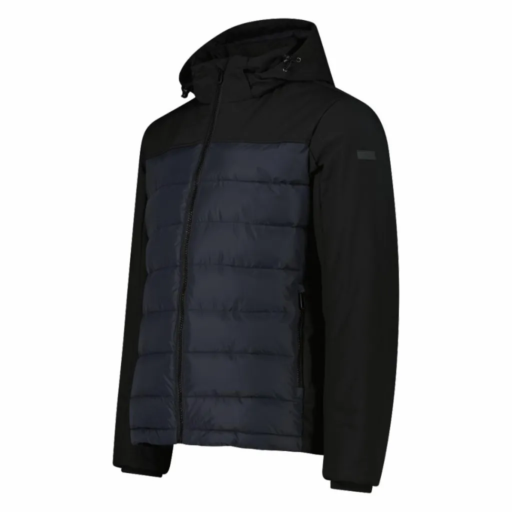 Wattierte Herrenjacke mit abnehmbarer Kapuze>CMP Clearance
