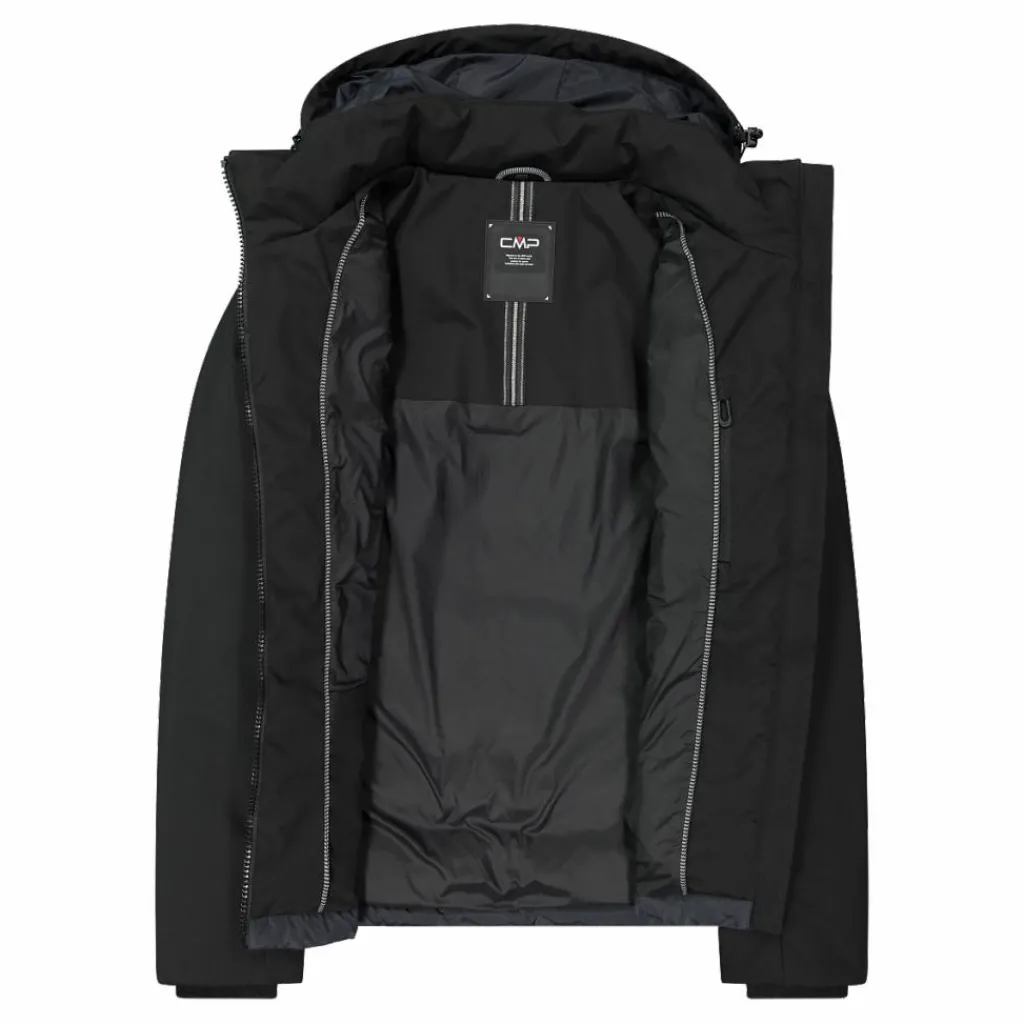 Wattierte Herrenjacke mit abnehmbarer Kapuze>CMP Clearance