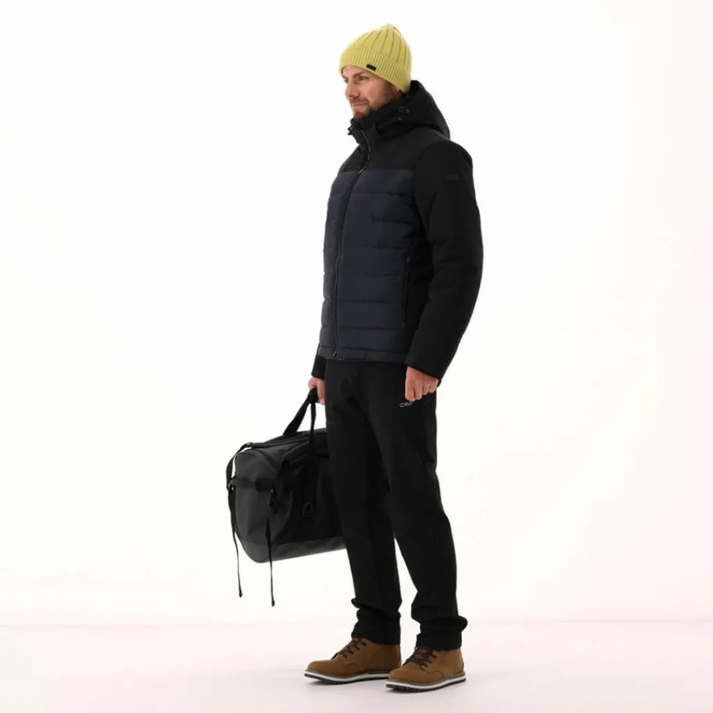 Wattierte Herrenjacke mit abnehmbarer Kapuze>CMP Clearance